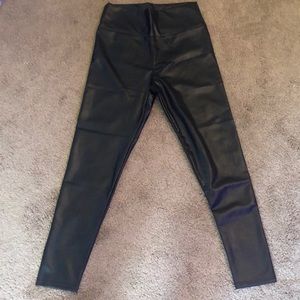 Leather leggings